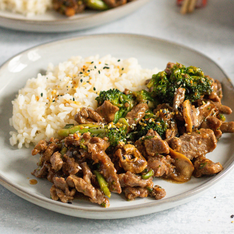 *Asian Beef and Broccoli