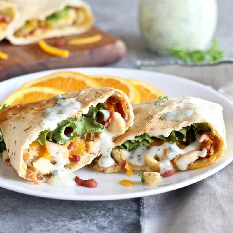 *Chicken, Bacon and Ranch Wraps