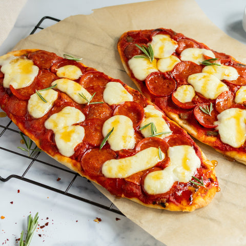 Pepperoni & Hot Honey Flatbreads