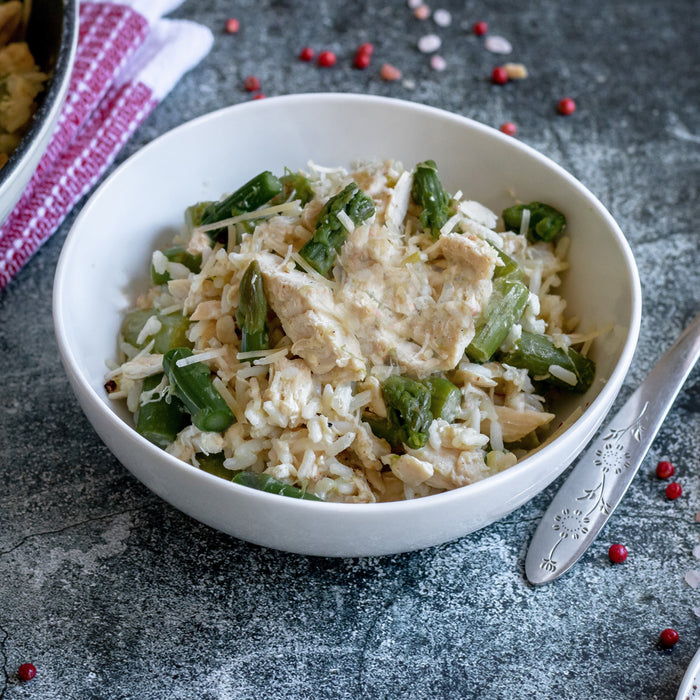 Risotto with Chicken and Asparagus