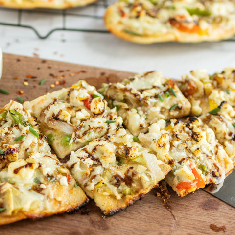 Roasted Vegetable Balsamic Flatbread
