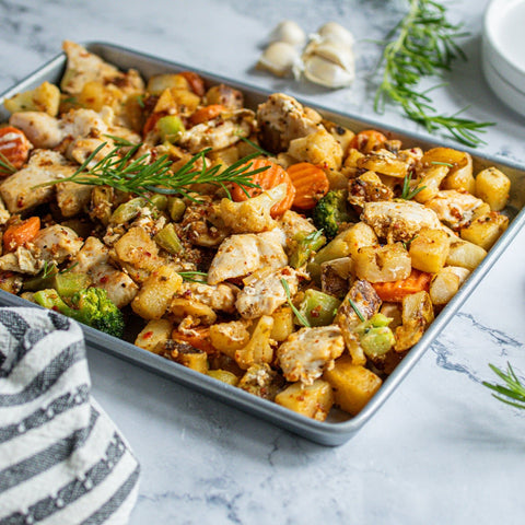 Sheet Pan Roasted Garlic Chicken