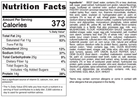 Shredded Beef Wellingtons