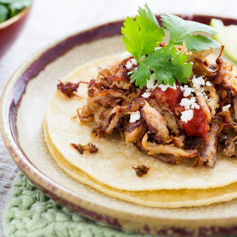 Baja Shredded Pork Tacos
