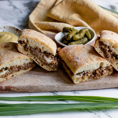 Beef and Caramelized Onion Paninis