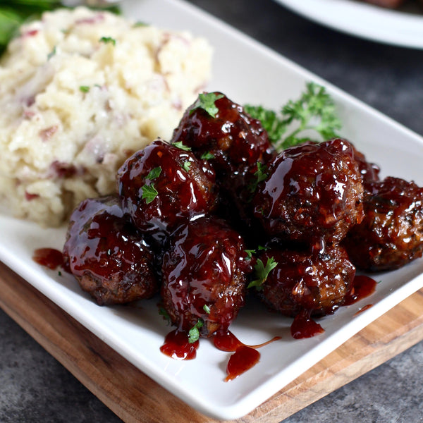 Bourbon Glazed Meatballs