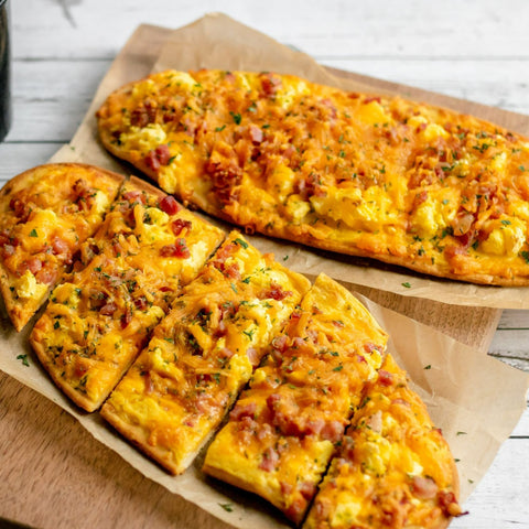 Breakfast Flatbread Pizzas