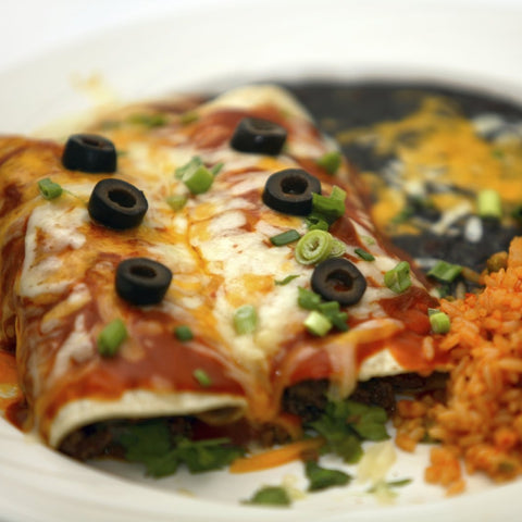 Cheesy Chipotle Black Bean Enchiladas