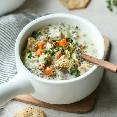 *Northwoods Chicken and Wild Rice Soup