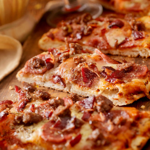 Sausage and Pepperoni Flatbreads