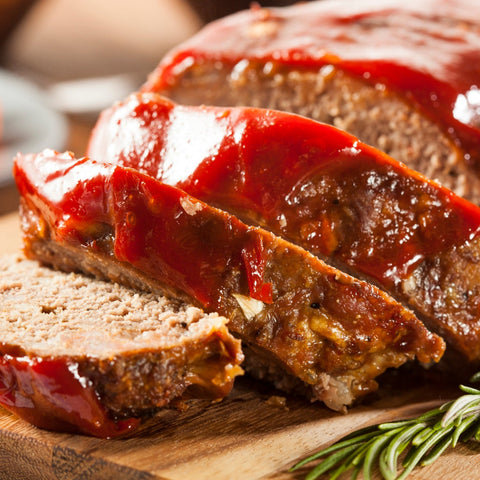 Ricotta Meatloaf with Sliced Redskin Potatoes