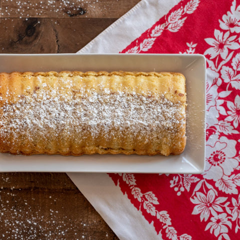 Swedish Almond Cake with Lingonberry Sauce