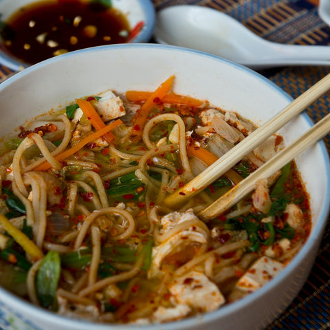 Thai Peanut Chicken Ramen