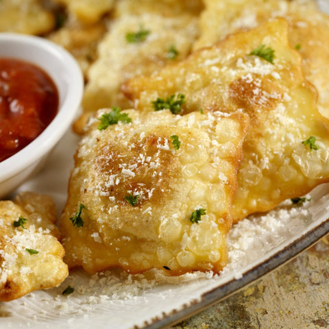 Toasted Ravioli with Marinara Dipping Sauce